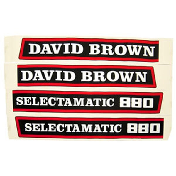 S.63343 Decal Kit, 880, Selectamatic